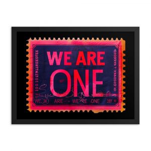 We are one Framed Art